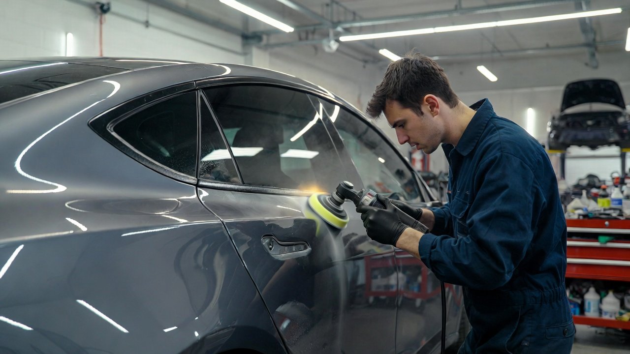 Korekta lakieru — polishing samochodu